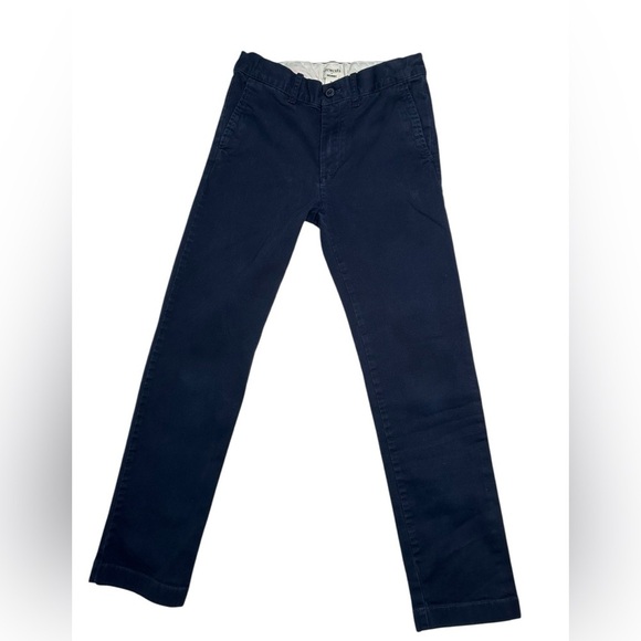 J. Crew Factory Boy's Navy Skinny Fit in Flex Chino Pants Size 10 - Picture 10 of 10